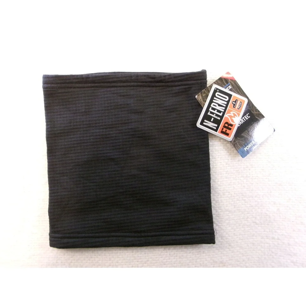 Ergodyne N-Ferno 6962‎ Neck Gaiter Unisex OS Black NEW FR Polartec Power Grid